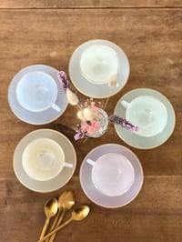 Image 1 of Tasses à café - Arlequin années 70 X5