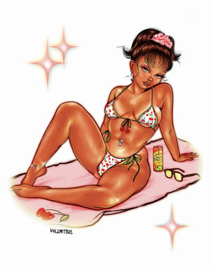 Image of Sunkissed Glitter Print