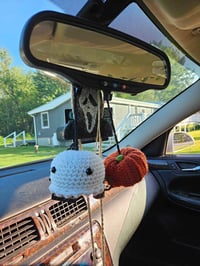 Image 2 of Pumpkin/Ghost Car Hanger 