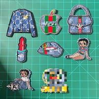 Denim 8pc Patch Set