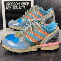 Image 1 of ADIDAS ZX 6000 INSIDE OUT XZ 0006 PACK BLUE WOMENS SHOES SIZE 5 PINK NEW