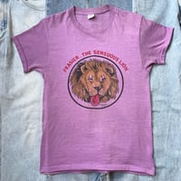 Image 1 of Early 70s Frasier, the Sensuous Lion Tee Sz Medium