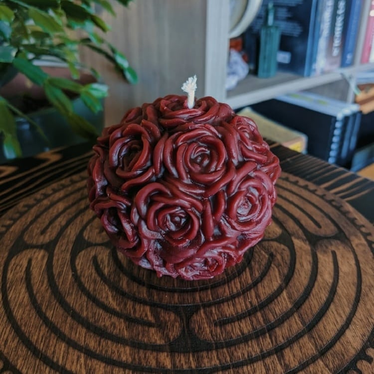 Image of Rose Ball Candle