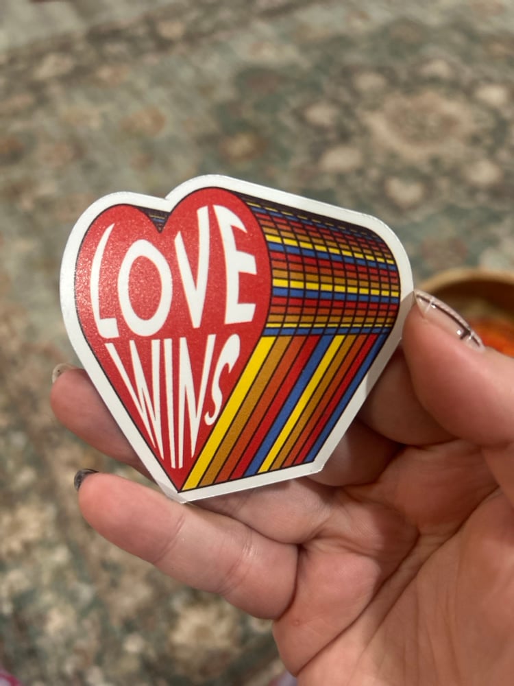 Image of Love Wins 3 Inch