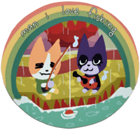 Man I Love Fishing Sticker