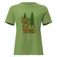 Image 7 of Women's Relaxed T-Shirt, Get Wild T-Shirt | Nature Adventure Forest Graphic Tee
