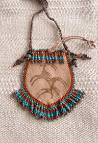 Image 3 of DEER DANCE POUCH NECKLACE 