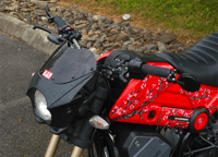 Image 7 of NAVi 110 Venom Cafe Black Fairing Windshield