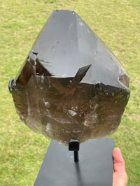 Image 8 of Large Natural Smoky Quartz On Display Stand #2032