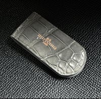 Image 1 of Grey Alligator Money Clip