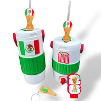 Image 2 of Mexico mini cooler White cup