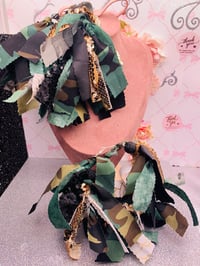 Image 5 of Camouflage  Hoop   Earrings