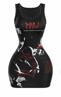 Image 3 of Rebel Heart Graphic Dress