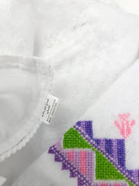 Image 3 of Klade Original @hirbawi keffiyeh with hand stitched embroidery from Palestine