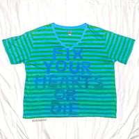 Image 2 of fix your hearts tshirt