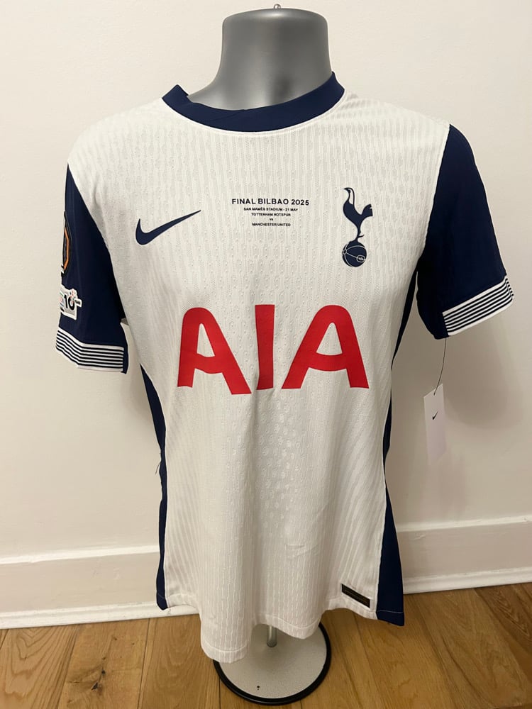 Image of PRE ORDER: Tottenham Hotspur “VAN DE VEN 37” Vaporknit 2024/25 Home Europa Final Shirt (M)