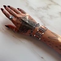 Image 2 of THE ‘LILITH’ GARNET BRACELET 