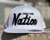 Only One Nation All White snapback 