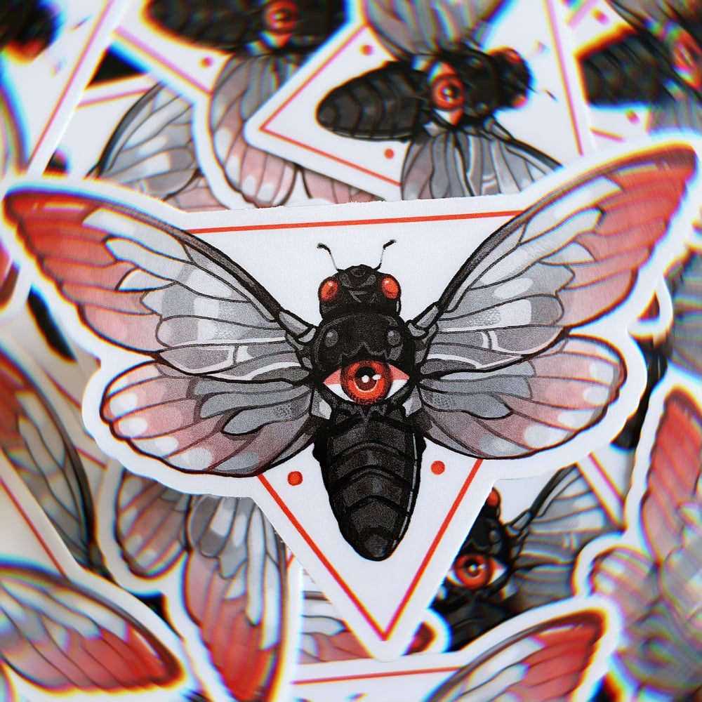 Cicada Omen | Vinyl Sticker