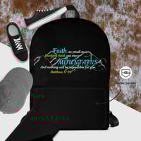 Image 1 of Faith Moves Mountains Backpack