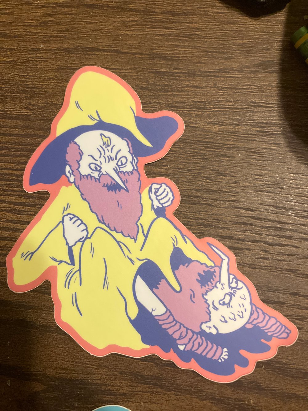 Image of Wizard Birth Sticker