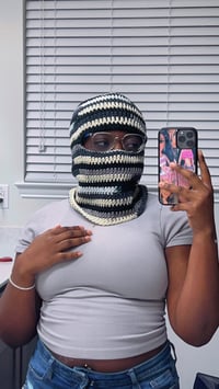 Image 4 of Crochet ski mask