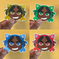 Image of Gamer girl stickers!