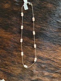 Image 1 of Liquid Silver Pink Conch Round