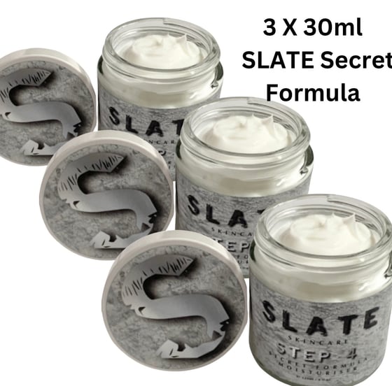 Image of 3 x Slate Secret Formula Moisturisers 30ml 
