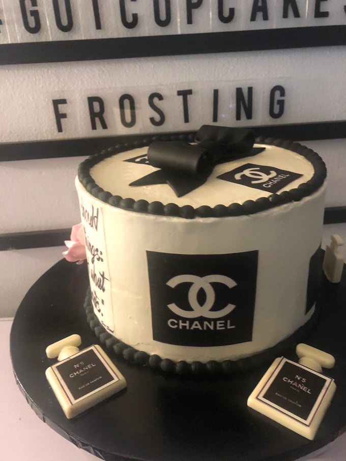 Image of Luxury Label Theme Cake