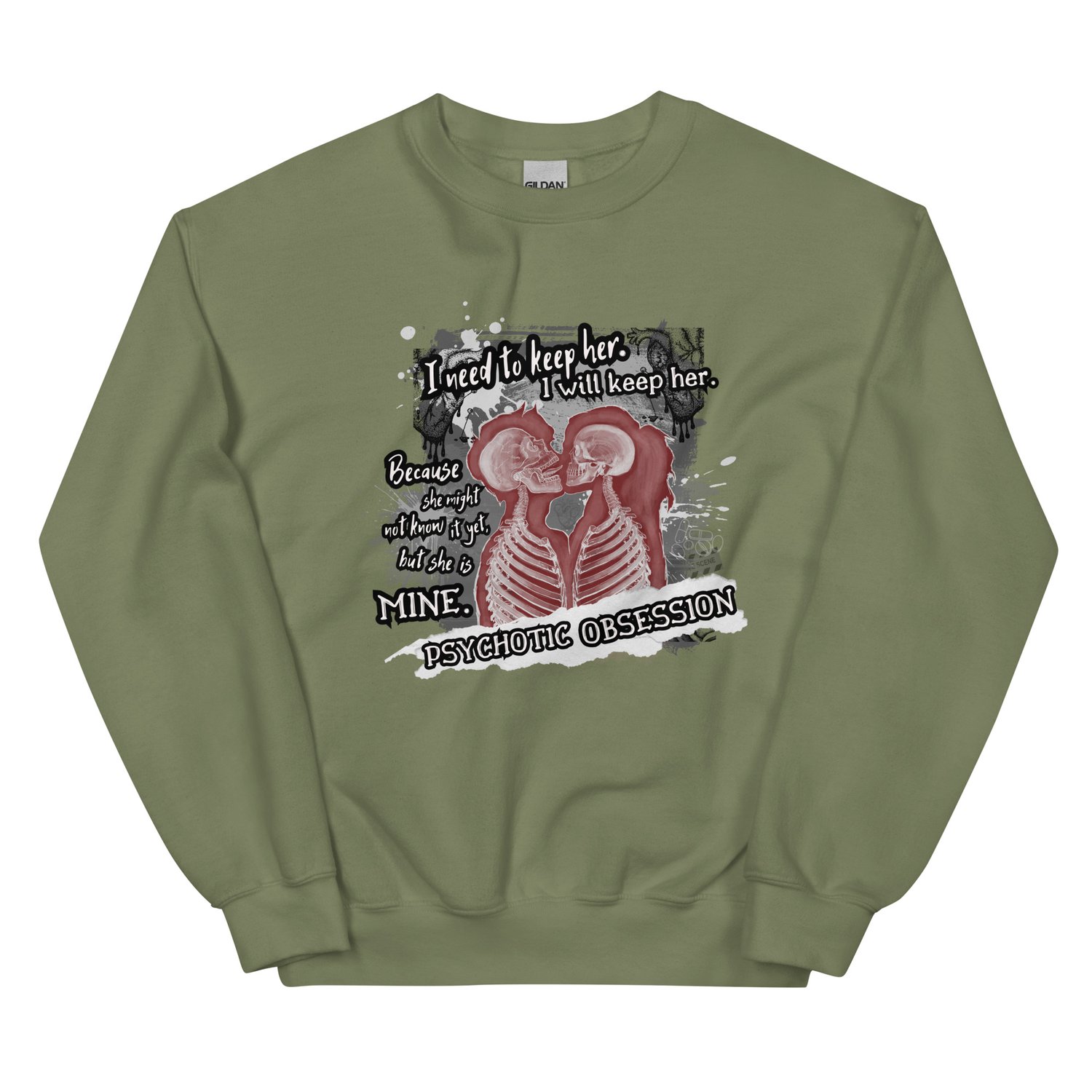 Image of Officially licensed Leigh Rivers Psychotic obsession Tobias & Aria Unisex Sweatshirt