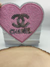 Pink Chanel Sequins Patch 