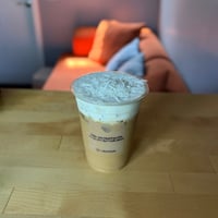 coconut cold brew latte