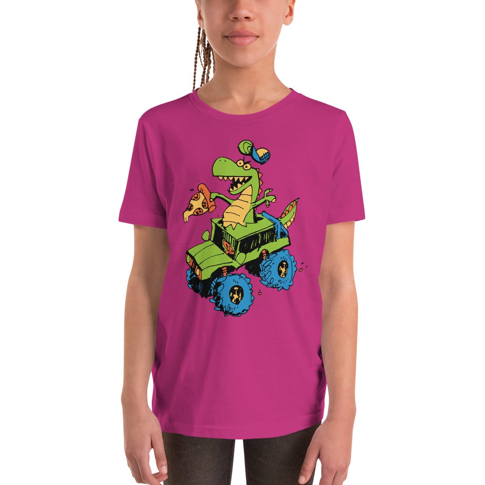 Image of Youth T-Rex Monster Truck T-Shirt