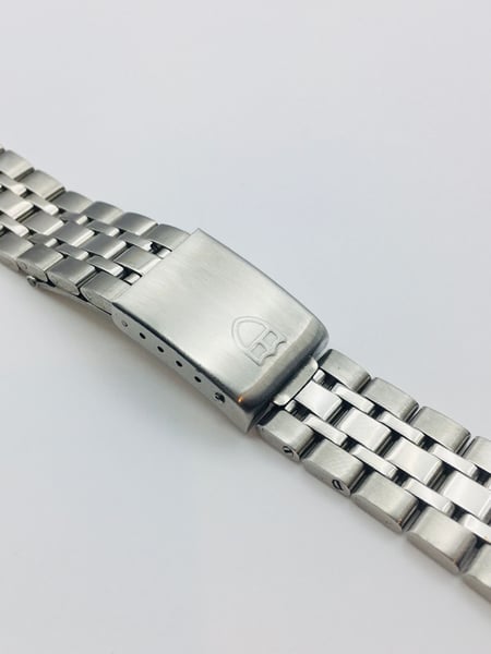 Image of STAINLESS STEEL GENTS WATCH STRAP,TUDOR,20mm,FIXED SOLID CURVE LUGS,NEW.(TU-11)