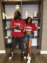 Image 3 of Varsity Red Mesh Jersey 