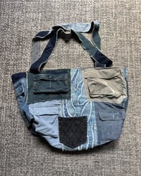 Image 2 of Oversized Recyled Tote Bag 