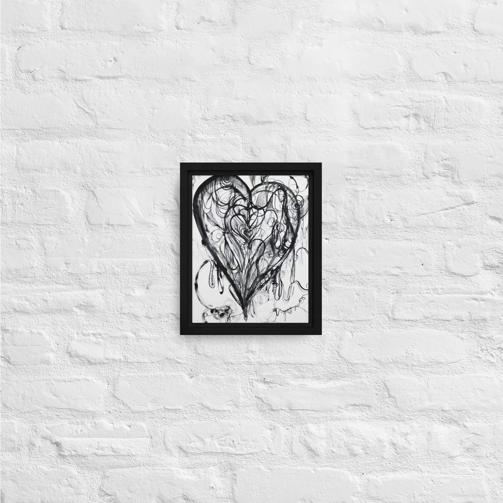 Image of Framed canvas