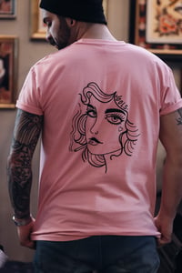 Image 1 of "Smoke" Pink T-Shirt by Jools