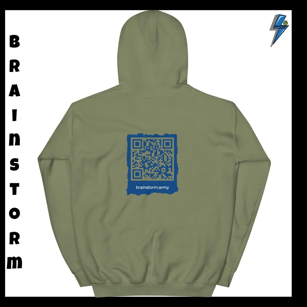 QR Code Brainstorm Hoodie
