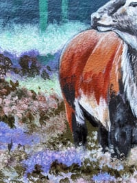 Image 4 of 'Stag in the Heather' Original Painting