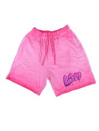 Image 1 of LGM Sunfaded Shorts - Pink 