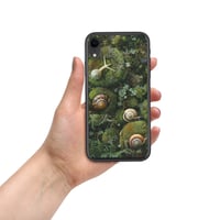 Image 1 of Flora and Fauna Goblincore Grunge Snails and Moss Clear Case for iPhone®