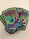 Holographic Get Bent Sticker 