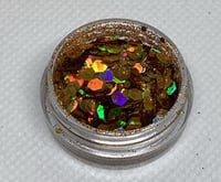 chunky glitter gold