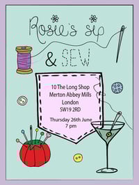 Image 1 of Rosie's Sip & Sew at The Gallery Art Studio