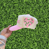 Image 3 of Pink & Cream Unavailable SnapBack