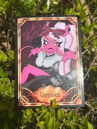 Image 1 of Helluva Boss - Verosika Mayday fan trading card