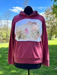 Image 2 of Large Rosy Fairy Cutout Hoodie