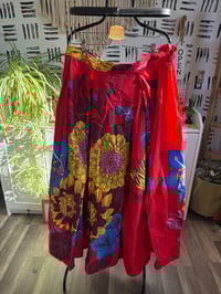 Image 1 of Custom long thick cotton skirt with pockets 